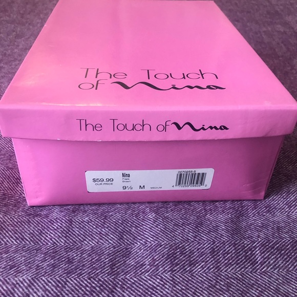 NIB Nina pewter w/ plaza brown strap 9.5M - Picture 5 of 6